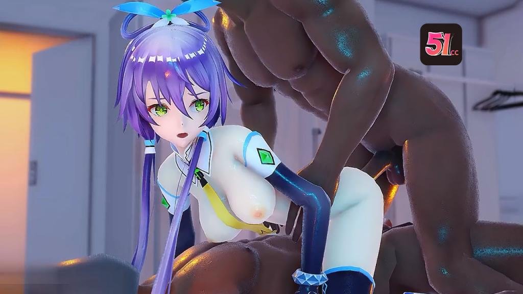 AKT-虚拟歌姬洛天依沉浸式3D高潮体验，骚穴痉挛抽搐求插穿